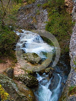 Desfiladero waterfalls AlavÃÂ©s del rÃÂ­o PurÃÂ³n photo