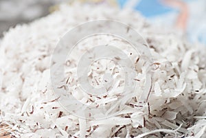 Desiccated coconut