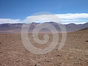 Desierto colorado at bolivia altiplano desert photo