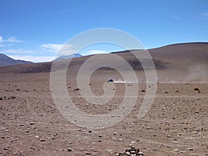 Desierto colorado at bolivia altiplano desert photo