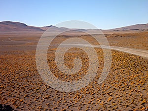 Desierto colorado at bolivia altiplano desert photo