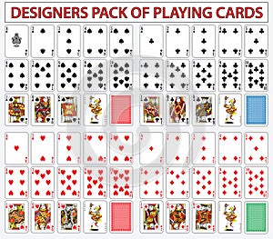 Desigers pack of playing cards