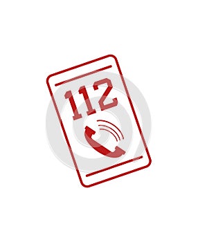 Design of 112 call icon