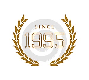 Design of 1995 emblem