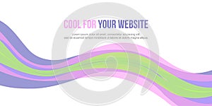 Design abstract background header website