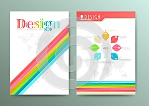 Design Abstract Vector Brochure Template. Flyer Layout.