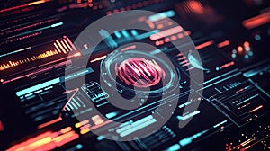 design animating holographic UI