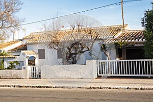 Design, architecture and building concept - The entrance gate of the house