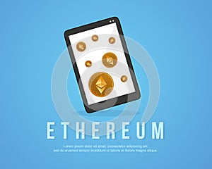 Design background bitcoin style collection