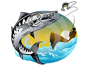 Design of barracuda fishing