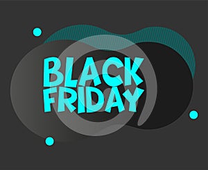 Design Black Friday day 29 November Holiday abstract Vector Sale photo