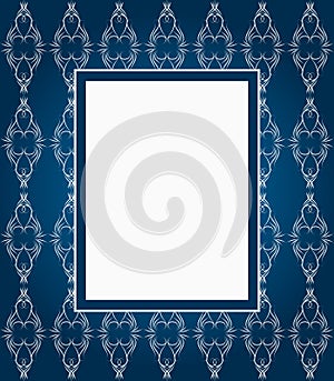 Design blue ornament cover