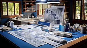 design blue print house