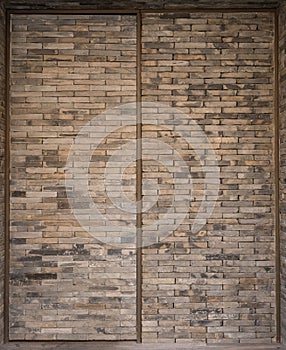 Design brick built door shanghai china photo