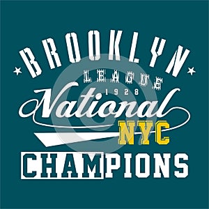 Design brooklyn league national