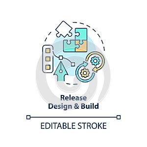 Design and build concept icon
