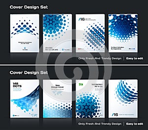 Design of business vector template, abstract brochure