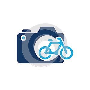 Bike Camera Logo Icon Design