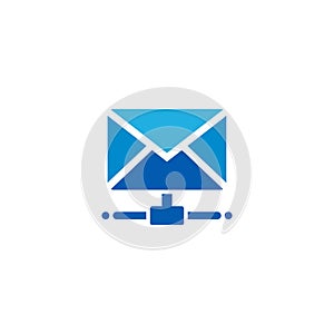 Mail Server Logo Icon Design