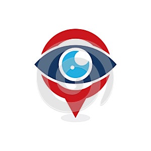 Vision Point Logo Icon Design