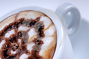 Design on cappuccino