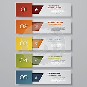 Design clean number banners template/graphic or website layout.