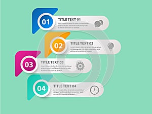 Design clean number banners template/graphic or website layout. Vector. - Vector