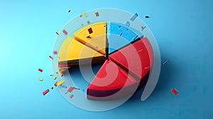 design collapsing pie chart