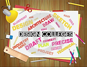 Design Colleges Represents Polytechnics Creativity And Visualization photo