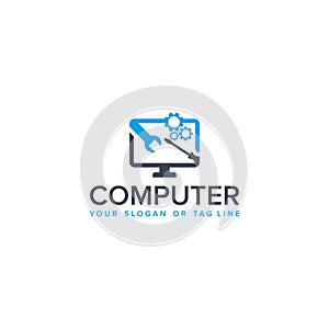 Design computer repair logo