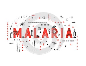 Design concept epidemic of malaria