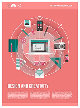 Design and creativity poster