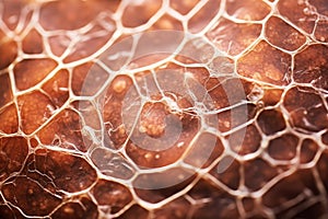 Structure nature textured abstract closeup cell pattern macro design surface background geometric detail light
