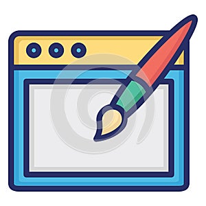 Design, development Isolated Vector Icon Which can easily modify or edit