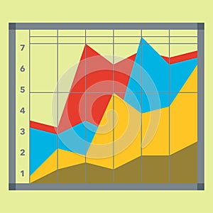 Design diagram chart elements vector illustration of business flow sheet graph infographics data template