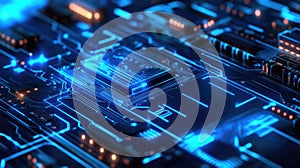 design electronic schematic in a flowing style