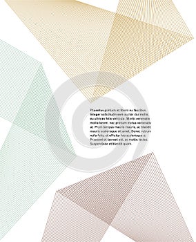 Design element poligonal from many parallel lines21