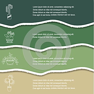 Design elements - colored paper