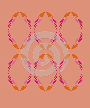 Design elements diagonal gold pink