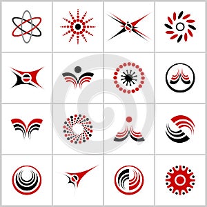 Design elements set. Abstract icons