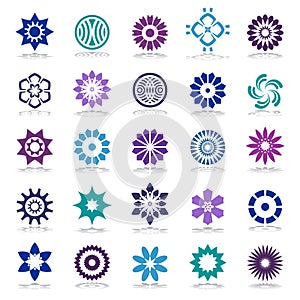Design elements set.  Abstract icons