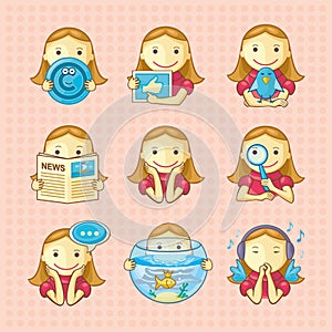 Design elements: set of icons