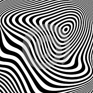 Design ellipse movement illusion background