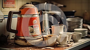 design empty coffee pot