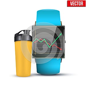 Design example sport wrist Smartwatch.