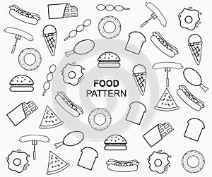 Design about food patterns