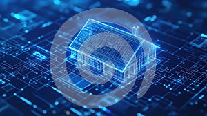 design glowing effect on property dashboard