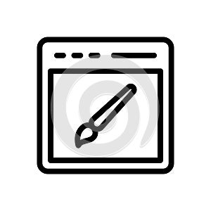Designvector thin line icon