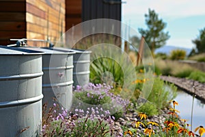 Design and install rainwater harvesting systems to capture and store rainwater for later use in irrigation
