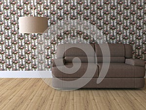 Design interior of elegance modern living room